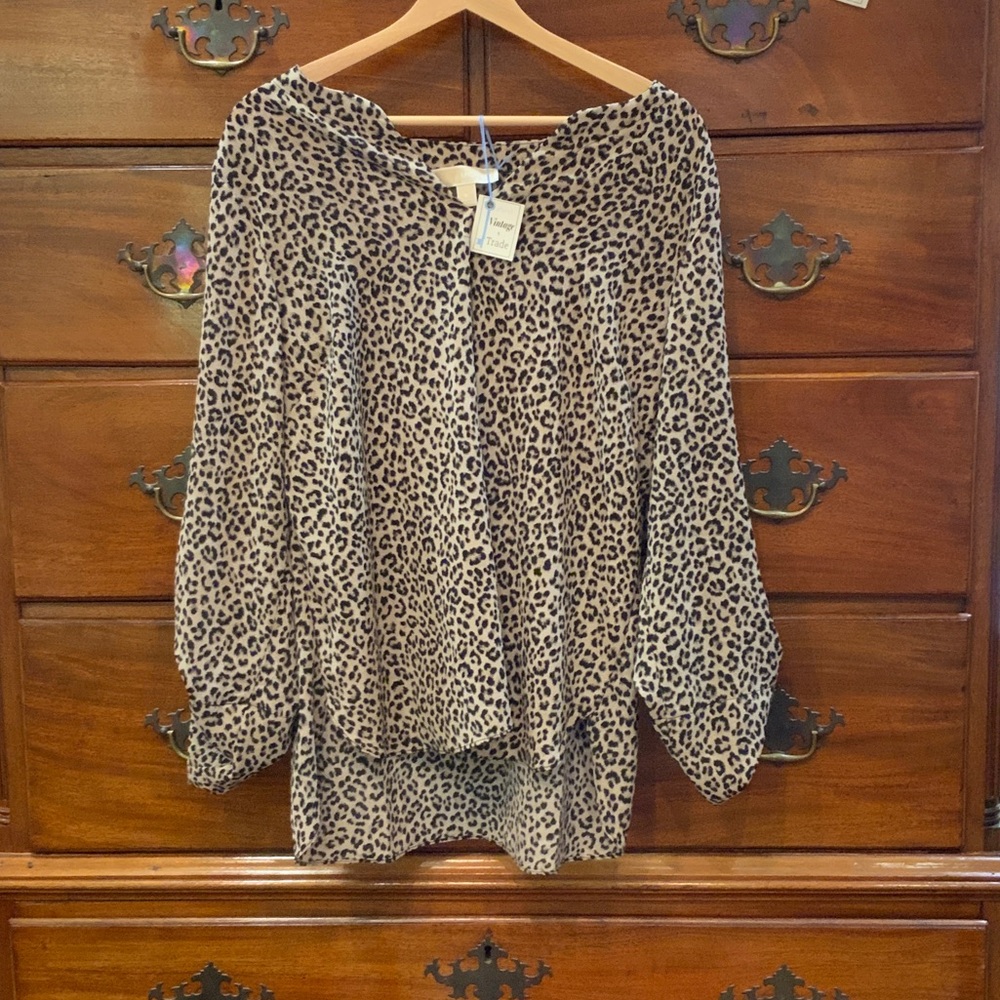 MICHAEL Michael Kors Animal Print Blouse
